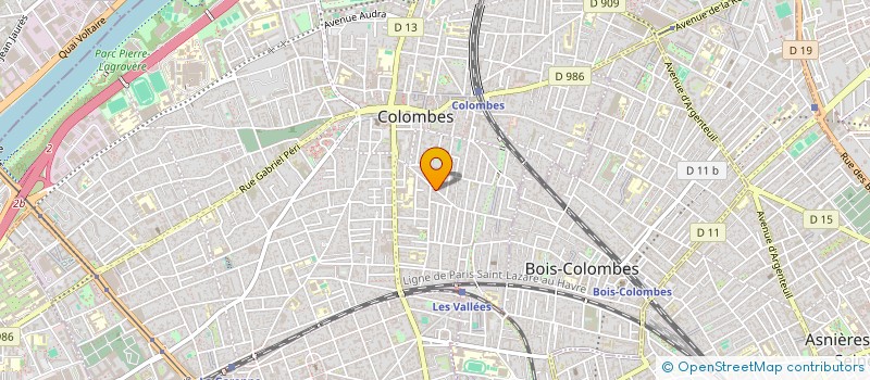 localisation de l'entreprise RED OFFICE  COLOMBES