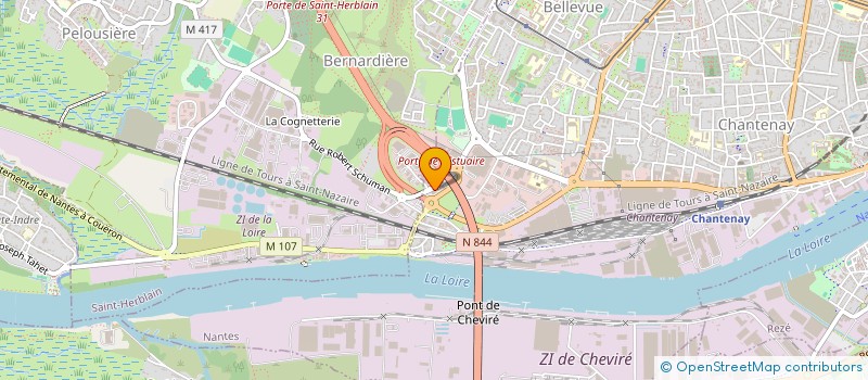 localisation de l'entreprise RED ONE à NANTES