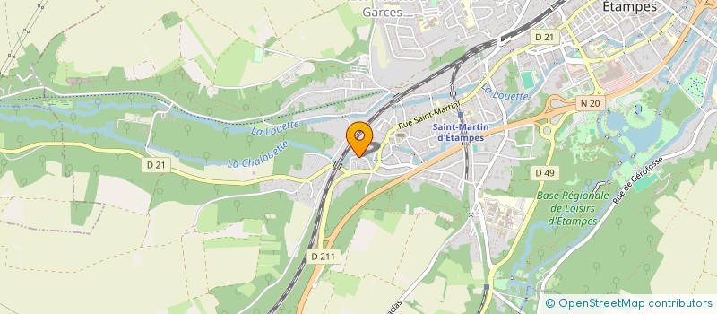 localisation de l'entreprise RED PARADISE  ETAMPES