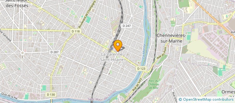 localisation de l'entreprise RED PEONIES CONSULTANTS à SAINT-MAUR-DES-FOSSES