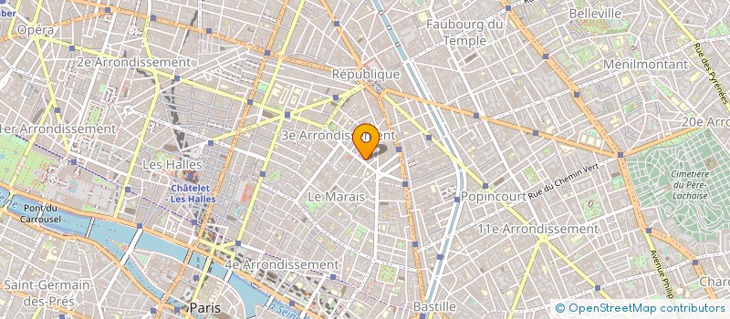 localisation de l'entreprise RED PEPPER à PARIS