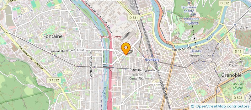 localisation de l'entreprise RED POST à GRENOBLE