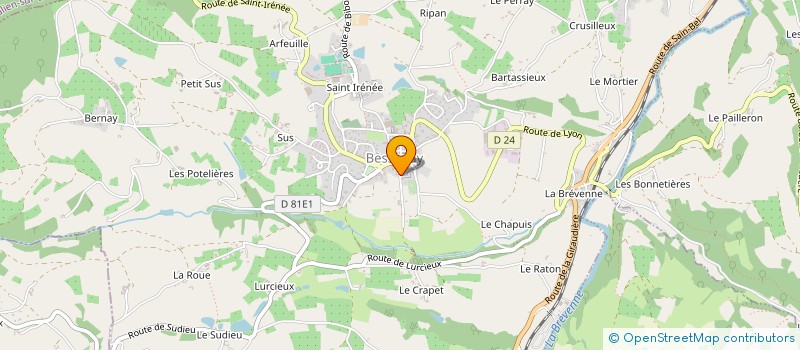 localisation de l'entreprise RED RAID ASSOCIATION  BESSENAY