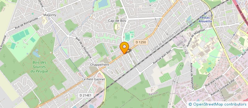 localisation de l'entreprise RED RALLYE  PESSAC