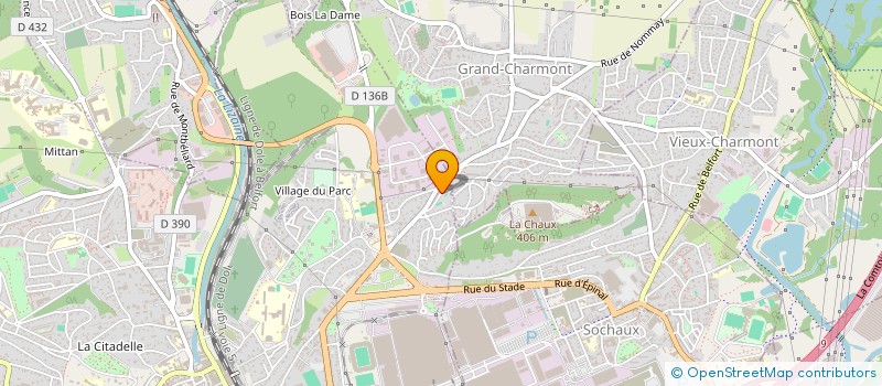 localisation de l'entreprise RED RENOV  MONTBELIARD