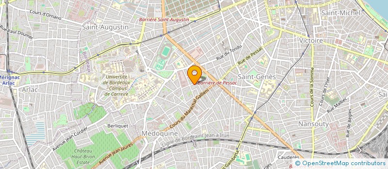 localisation de l'entreprise RED RETAIL ET DEVELOPPEMENT  BORDEAUX