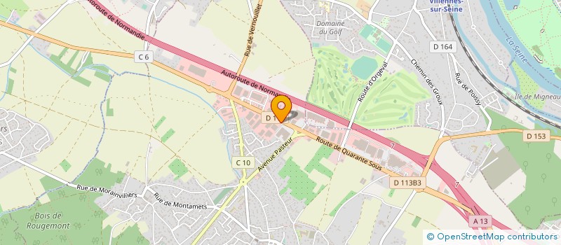 localisation de l'entreprise RED ROCK COMPANY  VERNEUIL-SUR-SEINE