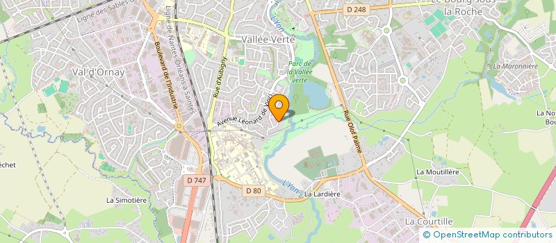 localisation de l'entreprise RED SCORPION S PAINTBALL à LA ROCHE-SUR-YON