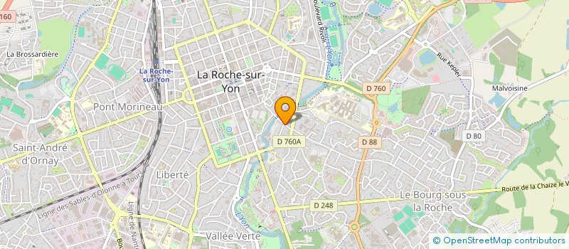 localisation de l'entreprise RED SECURITE PRIVEE à LA ROCHE-SUR-YON