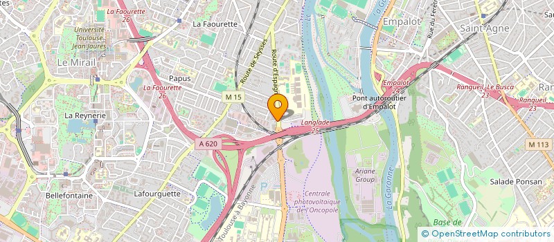 localisation de l'entreprise RED SERVICE à TOULOUSE