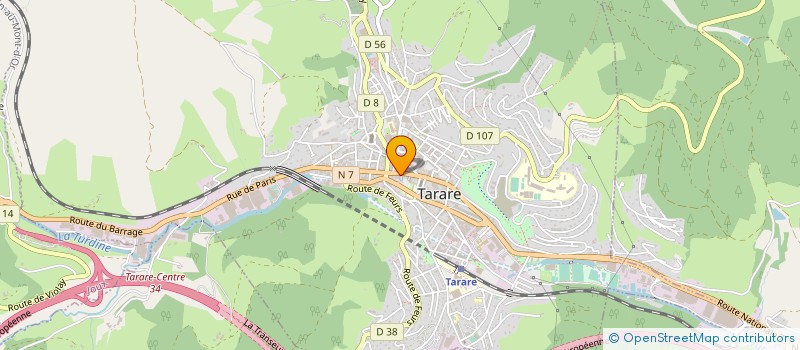 localisation de l'entreprise RED SESSION  TARARE