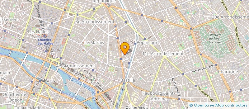 localisation de l'entreprise RED SHOES PRODUCTIONS  PARIS