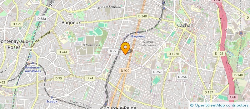localisation de l'entreprise RED SIGN CONSULTING à BAGNEUX