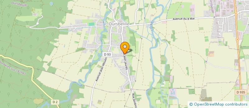 localisation de l'entreprise RED SOFT  OURSBELILLE