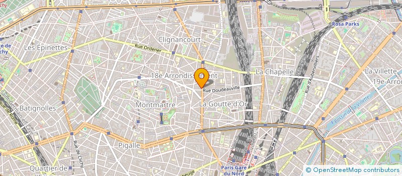 localisation de l'entreprise RED STAR CINEMA  PARIS