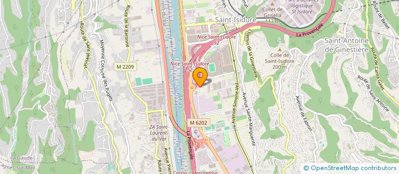 localisation de l'entreprise RED STATION  NICE