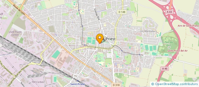 localisation de l'entreprise RED SUSHIS  SAINT-PRIEST