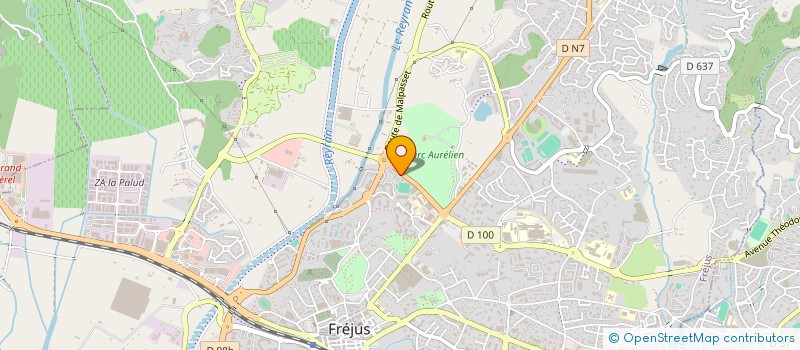 localisation de l'entreprise RED TRANSPORT à FREJUS
