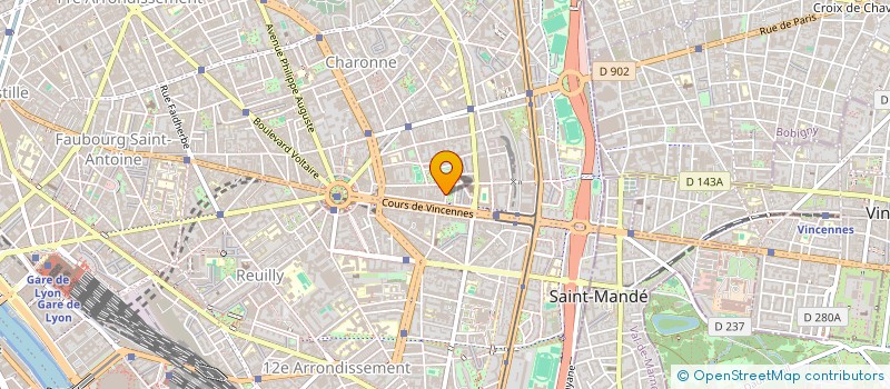 localisation de l'entreprise RED-TRS  PARIS