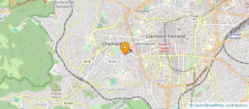 localisation de l'entreprise RED VELVET à CHAMALIERES