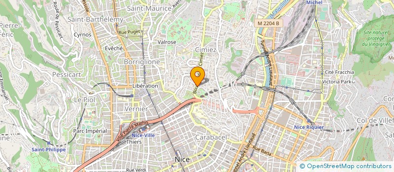 localisation de l'entreprise RED WINGS SERVICES à NICE