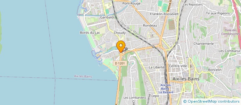 localisation de l'entreprise RED WOLVES - AIX LES BAINS  AIX-LES-BAINS