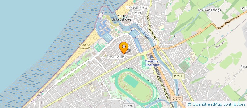 localisation de l'entreprise RED WOOD  DEAUVILLE