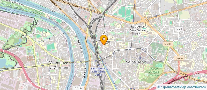 localisation de l'entreprise RED WORDS  SAINT-DENIS