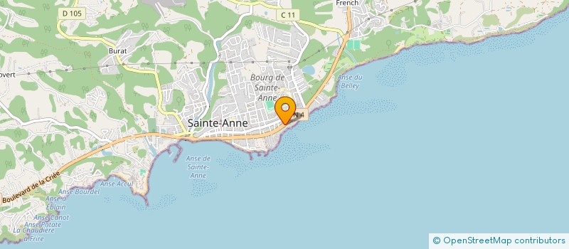 localisation de l'entreprise RED ZONE MOTORS à SAINTE-ANNE