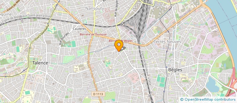 localisation de l'entreprise REDA à BEGLES