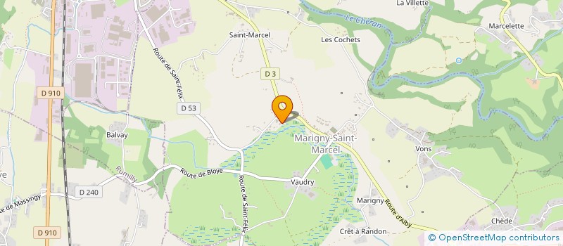 localisation de l'entreprise REDA à RUMILLY