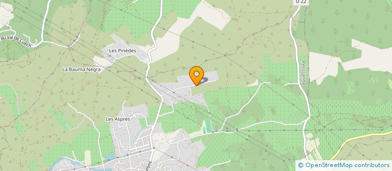 localisation de l'entreprise REDA  PELISSANNE