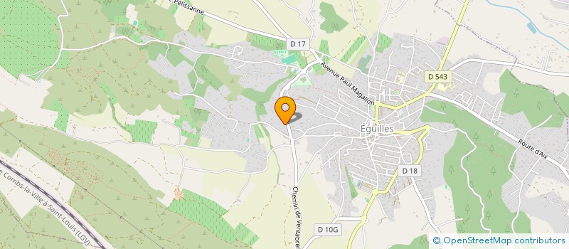 localisation de l'entreprise REDA  EGUILLES