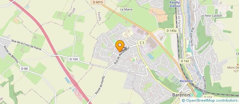 localisation de l'entreprise REDA  BARENTIN