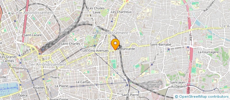 localisation de l'entreprise REDA COIFFURE à MARSEILLE