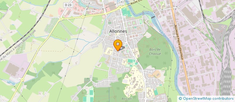 localisation de l'entreprise REDA ET FADEL  ALLONNES