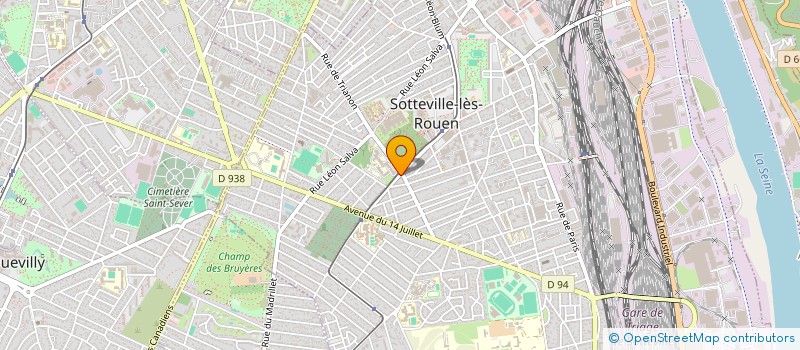 localisation de l'entreprise REDA IMMOBILIER  LE GRAND-QUEVILLY