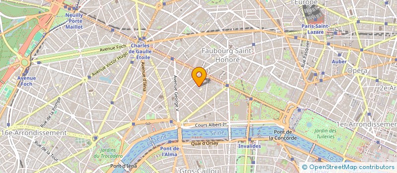 localisation de l'entreprise REDA SCI  PARIS