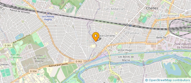 localisation de l'entreprise REDAC'IMMO  CHELLES