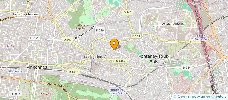 localisation de l'entreprise REDAC NEWS POINT COMM à FONTENAY-SOUS-BOIS