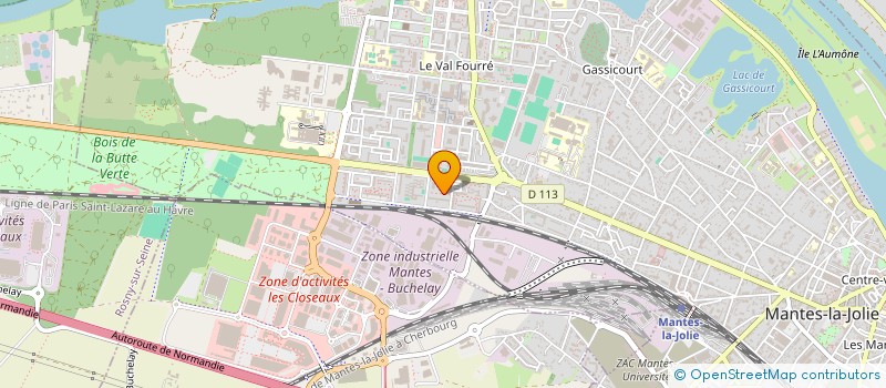 localisation de l'entreprise REDACE  MANTES-LA-JOLIE