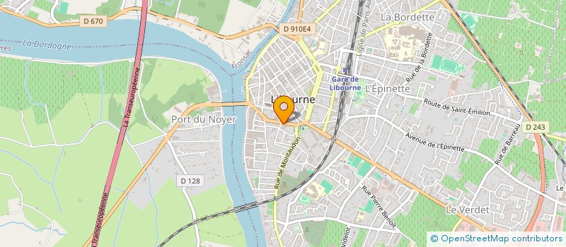localisation de l'entreprise REDACEXPRESS à LIBOURNE