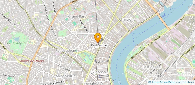 localisation de l'entreprise REDACT ECRIT SOUTIEN SCOLAIRE INFORMATIQ à BORDEAUX