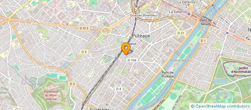 localisation de l'entreprise REDARE  PUTEAUX