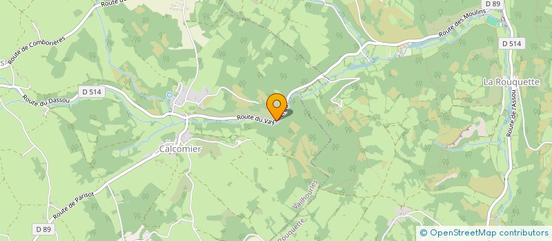 localisation de l'entreprise REDART M  VAILHOURLES