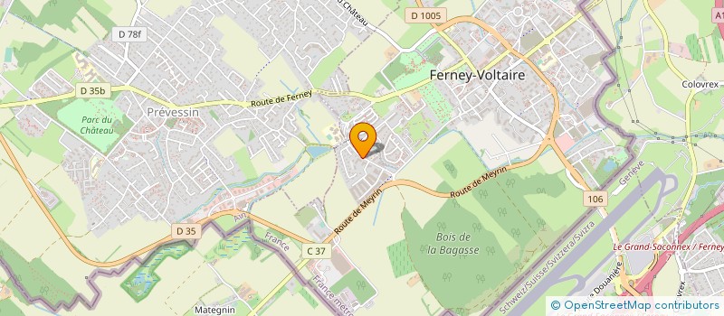 localisation de l'entreprise REDASSOUN à FERNEY-VOLTAIRE