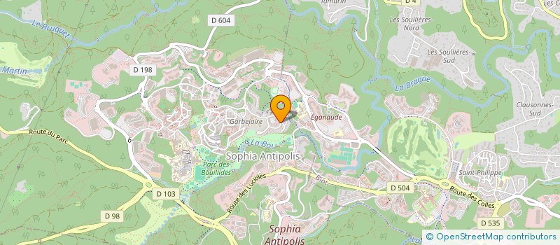 localisation de l'entreprise REDATECH à VALBONNE