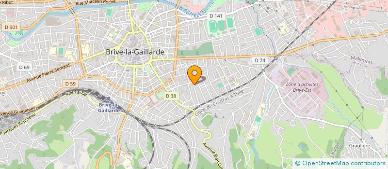 localisation de l'entreprise REDAY HOLDING à BRIVE-LA-GAILLARDE