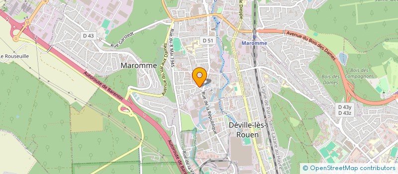 localisation de l'entreprise REDBEL  MAROMME