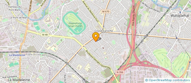 localisation de l'entreprise REDBERRY CAPITAL à MARCQ-EN-BARŒUL